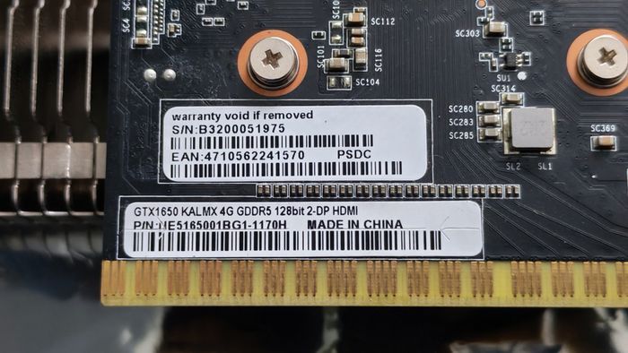 Palit GTX 1650 KalmX 4GB - Passive fanless silent GPU