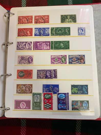2 vintage stamp books