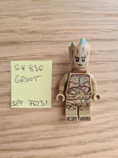 lego sh0836 teen groot, set 76231