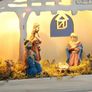 Pre-Lit Christmas Wooden Nativity Scene Decoration Illuminated with 5-LED, 26 cm (FREE POSTAGE) Image 5