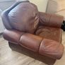 2 Leather Arm Chairs for Sale Image 2