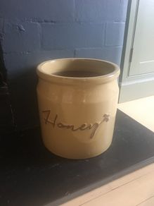 Large heavy 'Honey' Jar / Pot