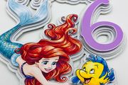Mermaid cake topper
