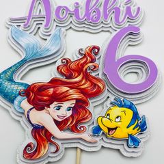 Mermaid cake topper
