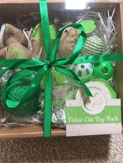 11 piece cat toy pack gift set