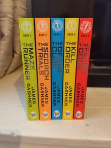 "The Maze Runner" series by James Dashner (set of 5 books)