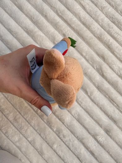The World Of Beatrix Potter Soft Plush Bunny Peter Rabbit with Carrot approx. 15 cm. Used Please see photos