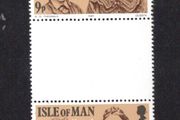 1981 Isle of Man Centenary of Manx Women's Suffrage / Votes for Women Commemorative Stamp Gutter Pairs Mint Never Hinged (MNH)