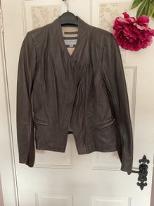 leather jacket brown leather medium. Andrew Marc