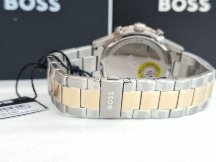 BOSS Men's Allure (44mm) Blue Dial / Two-Tone Stainless Steel Bracelet  1514163
