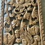 Balinese  Carved Wooden Panel Image 3