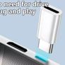 USB C to 8 Pin Adapter Fast Charging Data Sync for iPhone 15 Image 3