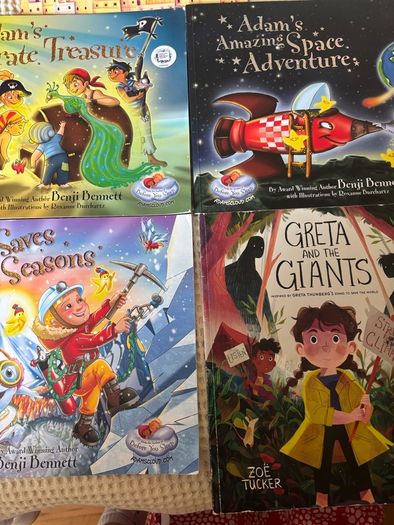 5 Great books Adam's by Benji Bennett/ Gretta / Alexander the Great Dane
