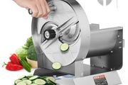 Manual Vegetable Fruit Slicer, 0-0.5"/0-12mm Thickness Adjustable Commercial Slicer Machine