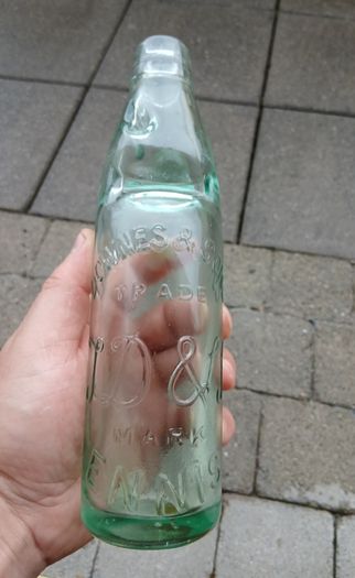Vintage Downs Ennis codd neck bottle