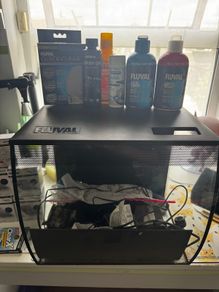 fluval fish tank and plenty of accessories