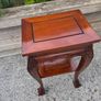 mahogany occasional table Image 3
