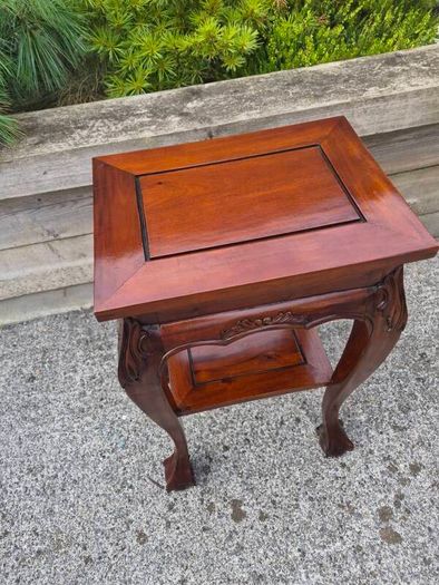 mahogany occasional table
