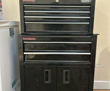 Draper 19572 Combined Roller Cabinet and Tool Chest, 6 Drawer, 24", Black