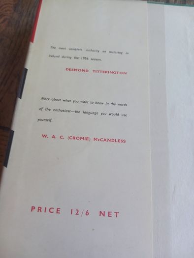 On two wheels and four 1956 1st edition hardback by Basil Brindley, extremely rare, D18 free reg post