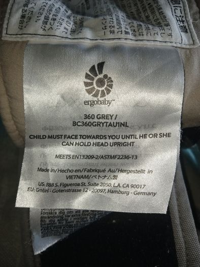 Ergobaby 360 baby carrier