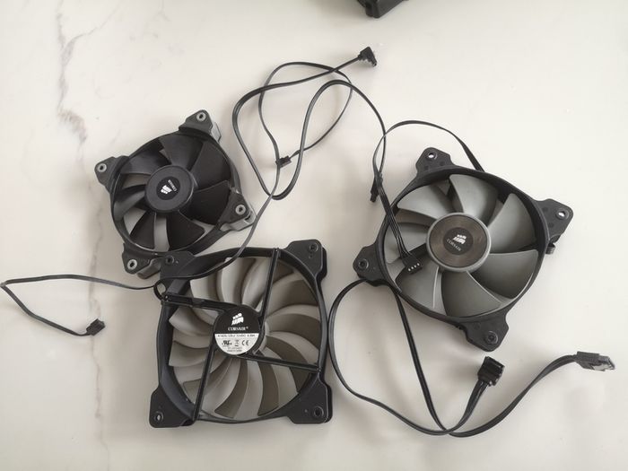 MSI X99A GAMING 7 Motherboard with extras including Triple pack Corsair cooler fans, VGA cables,thermal paste, installation guide & CD