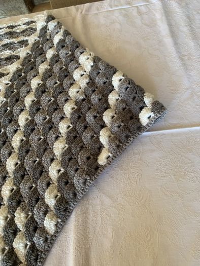 Vintage crochet shawl