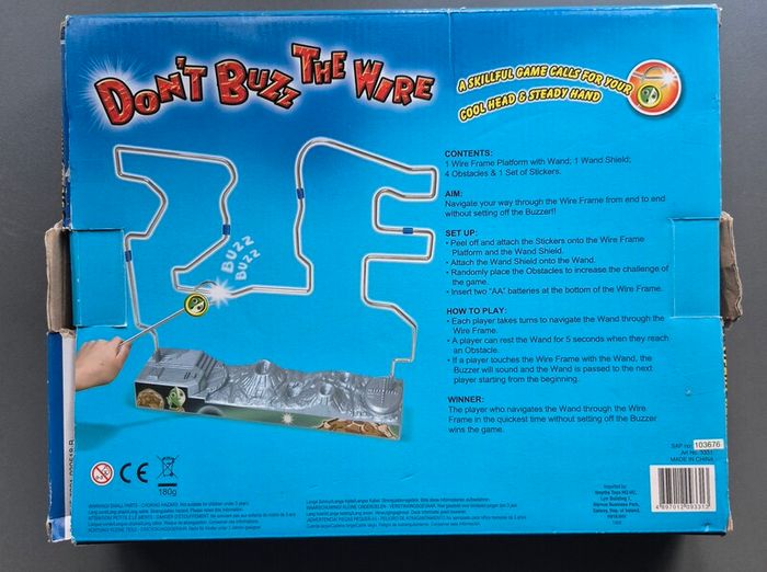 Kids Board & Arcade Games Bundle - Monopoly Junior, Domino Shuttle & Buzz Wire