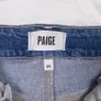 Paige Medium Blue Sasha Ankle High-Waisted Wide Leg Turn up Jeans Size 25 Image 2