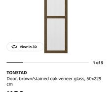 Tonstad Ikea Pax door Brown Oak 50x229
