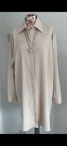 long shirt beige free size long shirt