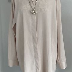 long shirt beige free size long shirt
