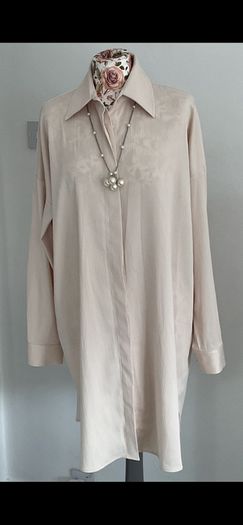 long shirt beige free size long shirt