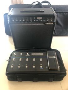 Line 6 Spider V 120 & FBV3 pedal with case