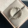 Sterling silver HHN designer ring - band Image 4