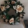 Beautiful Christmas Rose Wreath. Image 2