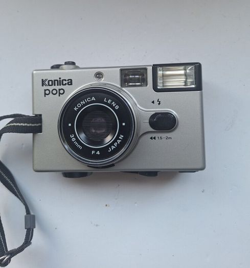 vintage Konica Pop 35mm film camera