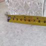 Vintage glass square decanter, vintage barware Image 4