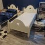 Pair of single beds with mattresses Image 6