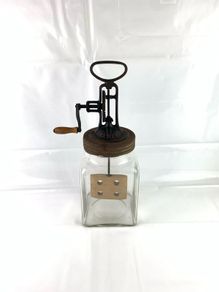 Vintage French butter churn