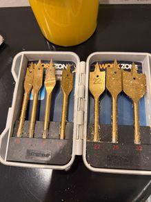 7 Piece Flat Bit Set