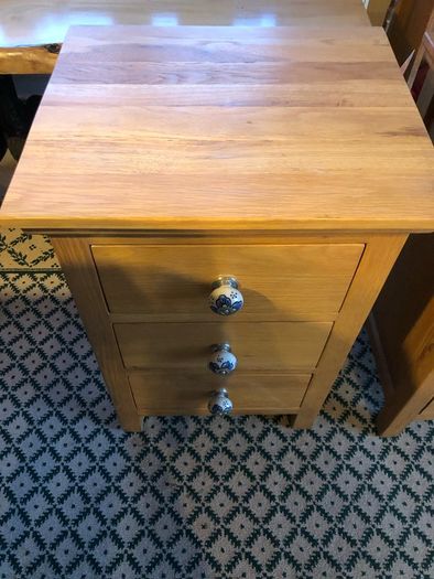 pair of bedside lockers