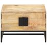 Coffee Table 67x67x45 cm Solid Mango Wood Image 2