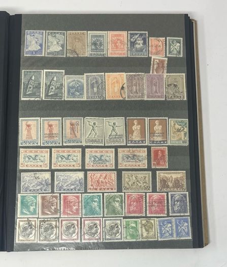 Collection: Cyprus, Greece, Italy and San Marino Stamps both mint an commemorative stamps on 41 pages