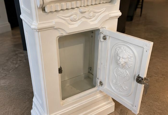 White Wedding Post Box Hire