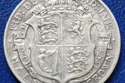 1918 United Kingdom Half Crown - George V 1st type silver coin