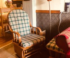 rocking chair with rocking foot stool
