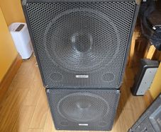 Evolution EL-SUB-15A Active 15" PA Subwoofers - Pair Available
