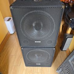 Evolution EL-SUB-15A Active 15" PA Subwoofers - Pair Available