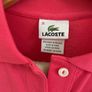 Lacoste ladies pink polo Size 38 Image 3